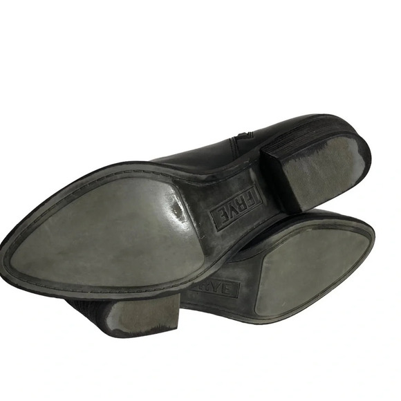 Frye Judith Black Double Side Zip Ankle Bootie. Sz: 8.5 - Picture 10 of 12